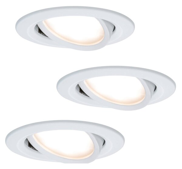 Paulmann Coin Slim LED podhledové svítidlo bílé 3x