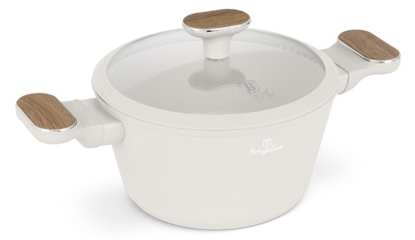 Kastrol s titanovým povrchem a poklicí 20 cm Sahara Nordic Collection