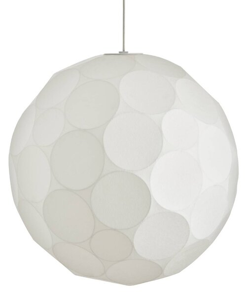 Tom Dixon závěsné světlo Soft, Ø 60 cm, bílá, plast, E27, stmívatelný, Bílá / opál, Obývací pokoj / jídelna, Plast, Design, Koule