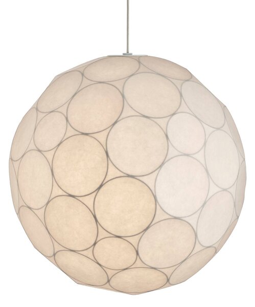 Tom Dixon závěsné světlo Soft, Ø 60 cm, bílá, plast, E27, stmívatelný, Bílá / opál, Obývací pokoj / jídelna, Plast, Design, Koule