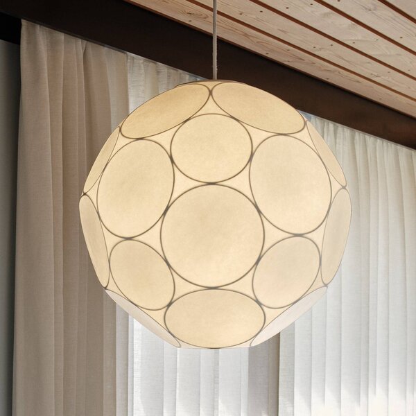 Tom Dixon závěsné světlo Soft, Ø 45 cm, bílé, plast, E27, stmívatelný, Bílá / opál, Obývací pokoj / jídelna, Plast, Design, Koule