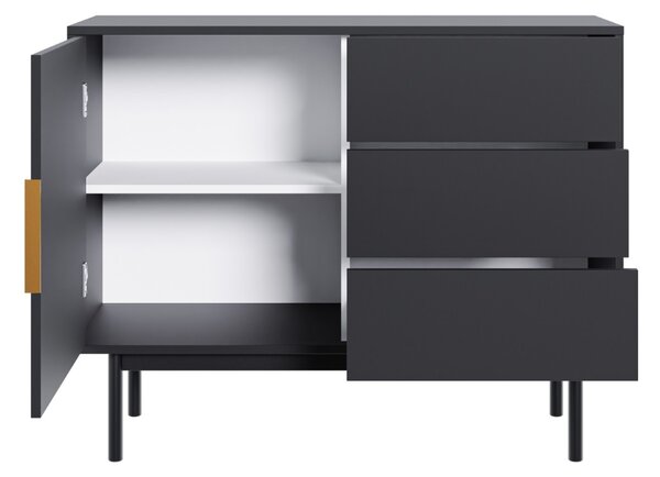 Vivaldi Komoda Viva 104 cm černá
