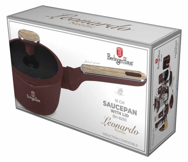 Rendlík s titanovým povrchem a poklicí 16 cm Leonardo Nordic Collection