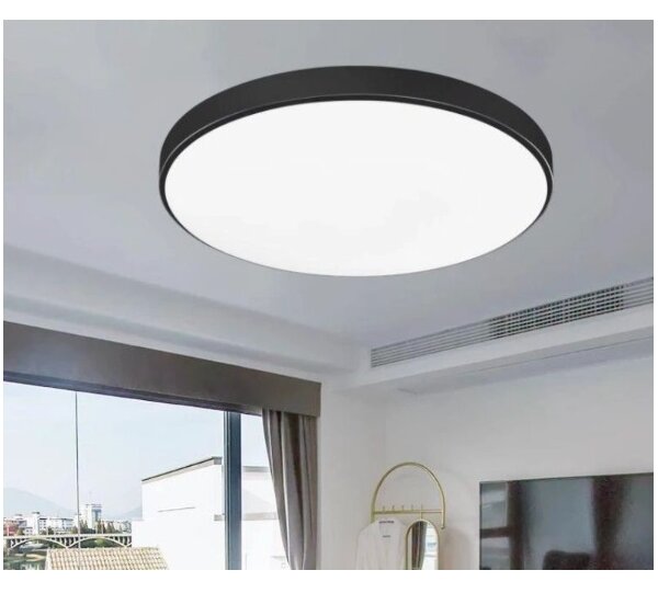LED Koupelnové stropní svítidlo CARTER LED/12W/230V 6000K IP44 pr. 22 cm černá