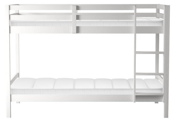 Dětská patrová postel 90 cm Invocato (bílá) (s roštem)