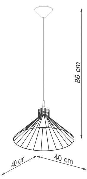 Sollux Lighting Závěsné svítidlo EDA