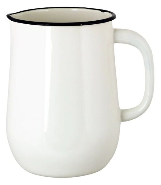 Bílý smaltovaný džbán Emil´s Enamel Offwhite - Ø 14,5*20 cm / 2,5L - Strömshaga