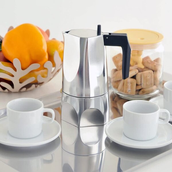Alessi designové konvice Espresso Ossidiana (objem 15 cl)