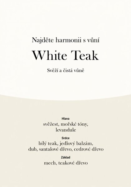 WoodWick White Teak svíčka malá