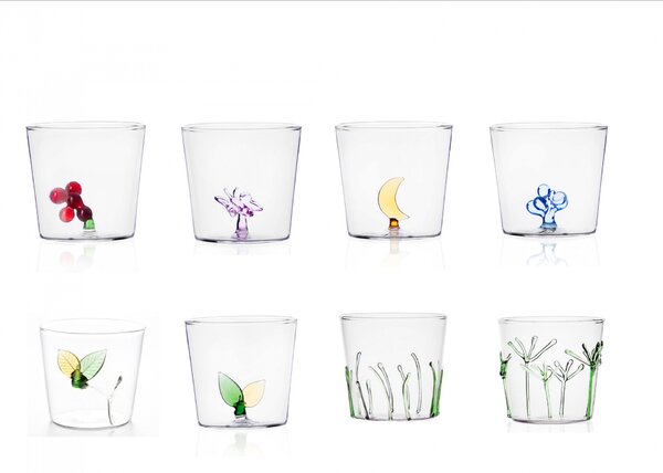 Ichendorf Milano designové sklenice na vodu Greenwood Red Berries Tumbler