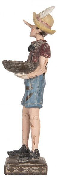 Béžová dekorace figurka Pinocchio - 14*10*31 cm - Clayre & Eef