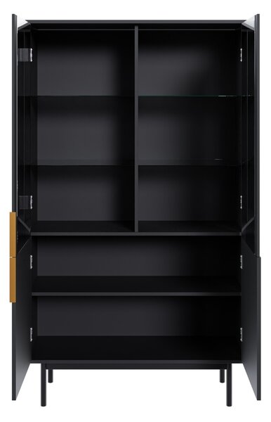 Vivaldi Vitrína Viva 104 cm černá