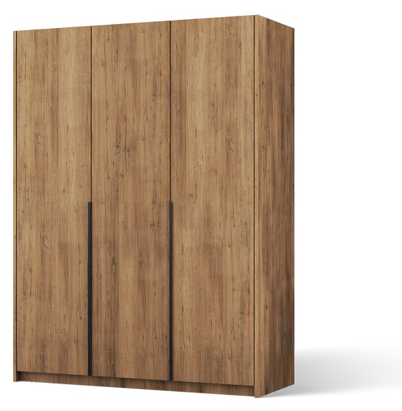 ADRK Šatní skříň Bregma III AB 150, dub artisan/madlo černé
