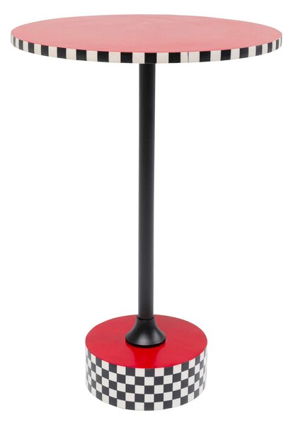 Kare designové odkládací stolky Domero Chess (Ø40 cm)