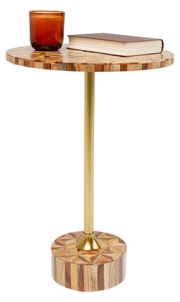Kare designové odkládací stolky Domero Chess (Ø40 cm)