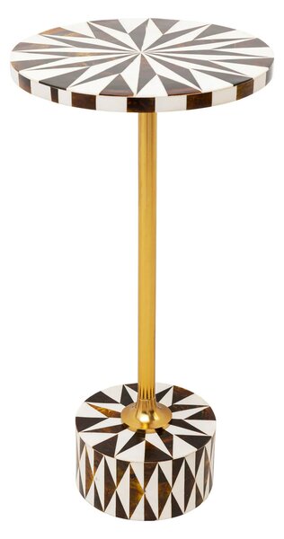 Kare designové odkládací stolky Domero Chess (Ø25 cm)