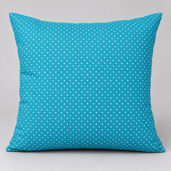 GADEO dekorační povlak na polštář LITTLE DOTS TYRKYS Rozměr: 45x45 cm