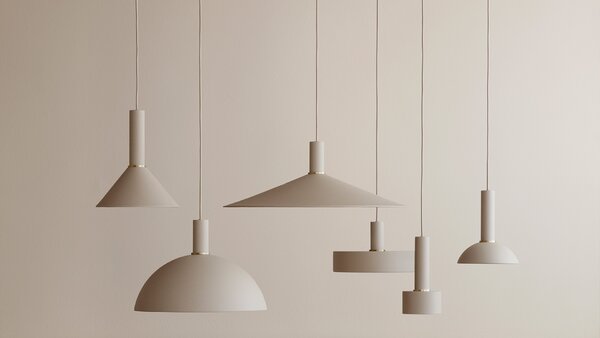 Ferm Living designová závěsná svítidla Collect Record Shade Low