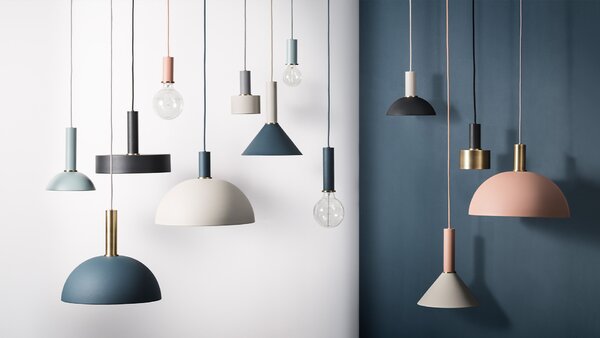 Ferm Living designová závěsná svítidla Collect Record Shade Low