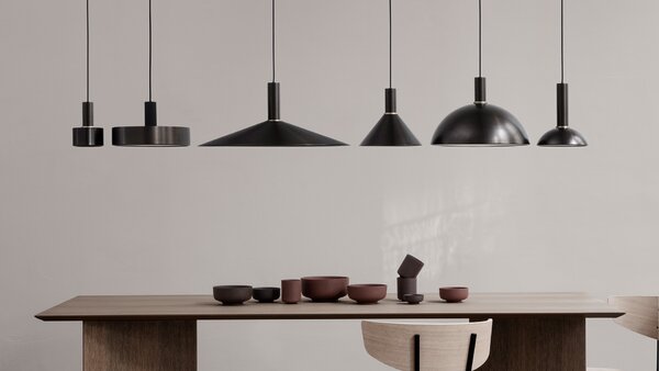 Ferm Living designová závěsná svítidla Collect Record Shade Low