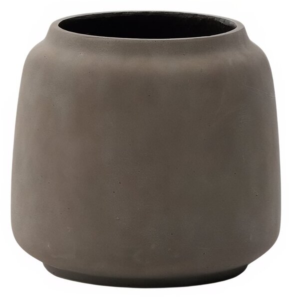 Šedý zahradní květináč Kave Home Lira Ø 53 cm