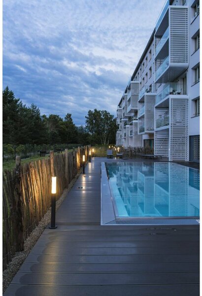 BIG WHITE SLV APONI 90, venkovní stojací svítidlo, LED, 3000K, antracit, IP65 1000682