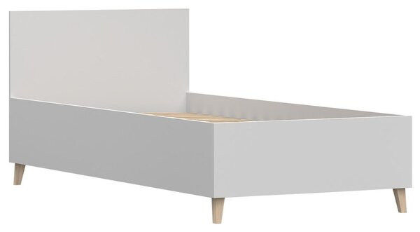 Jednolůžková postel 90 cm Figu (bílá). 1071586