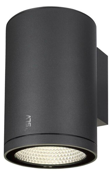 BIG WHITE SLV ENOLA ROUND L single Outdoor, nástěnné LED svítidlo, antracitové, CCT 3000/4000K 1003440