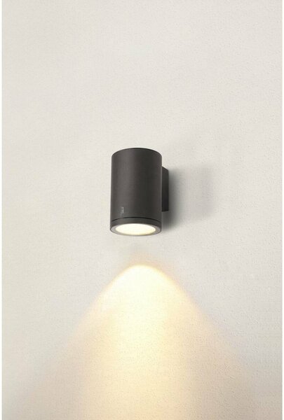 BIG WHITE SLV ENOLA ROUND L single Outdoor, nástěnné LED svítidlo, antracitové, CCT 3000/4000K 1003440