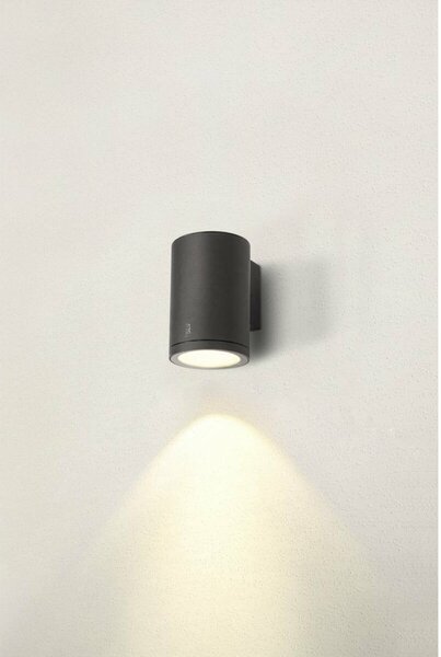 BIG WHITE SLV ENOLA ROUND L single Outdoor, nástěnné LED svítidlo, antracitové, CCT 3000/4000K 1003440