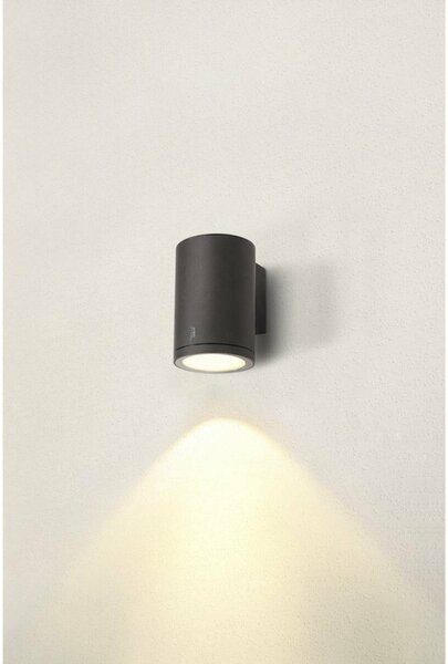 BIG WHITE SLV ENOLA ROUND L single Outdoor, nástěnné LED svítidlo, antracitové, CCT 3000/4000K 1003440