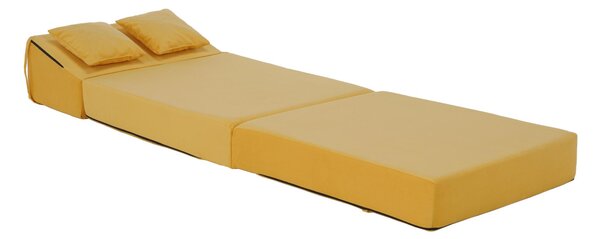 Rozkládací křeslo Plantearan (žlutá)
