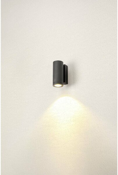 BIG WHITE SLV ENOLA ROUND S single Outdoor, nástěnné LED svítidlo, antracitové 1003422