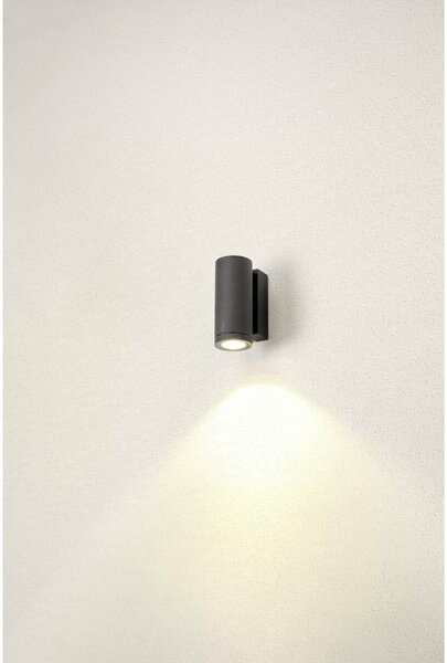 BIG WHITE SLV ENOLA ROUND S single Outdoor, nástěnné LED svítidlo, antracitové 1003422