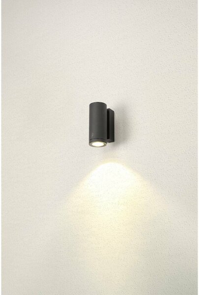 BIG WHITE SLV ENOLA ROUND S single Outdoor, nástěnné LED svítidlo, antracitové 1003422