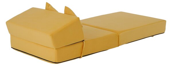 Rozkládací křeslo Plantearan (žlutá)