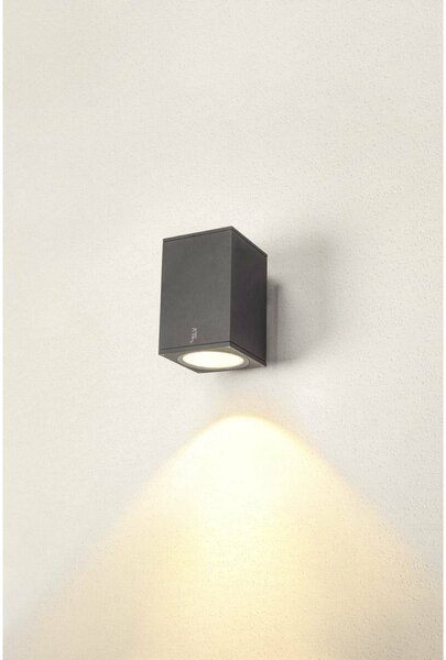 BIG WHITE SLV ENOLA SQUARE L single Outdoor, nástěnné LED svítidlo, antracitové, CCT 3000/4000K 1003437