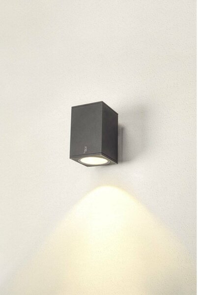 BIG WHITE SLV ENOLA SQUARE L single Outdoor, nástěnné LED svítidlo, antracitové, CCT 3000/4000K 1003437