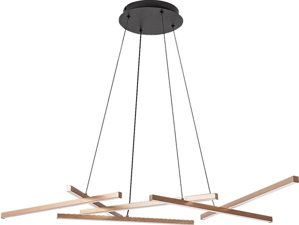 Rabalux Severine chytrá závěsná lampa 5x40 W bílá-černá-zlatá 72369