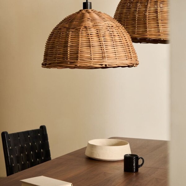 Ratanové stínidlo Kave Home Jornets 50 cm