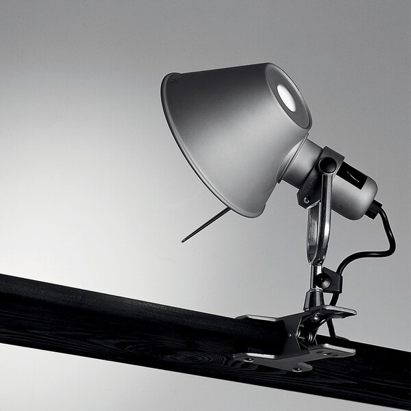Artemide A005800 Tolomeo pinza, hliníková lampa s klipem, 1x77W E27, 23 cm