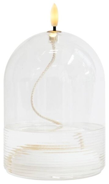 SIRIUS LED olejová lampa Dea, Ø11 x 15 cm, čirá