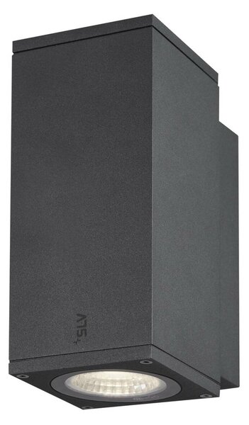 BIG WHITE SLV ENOLA SQUARE S single Outdoor, nástěnné LED svítidlo, antracitové 1003416