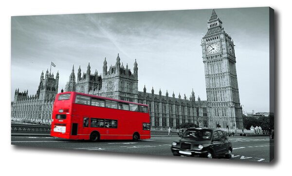 Foto obraz na plátně Londýnský autobus oc-70683213