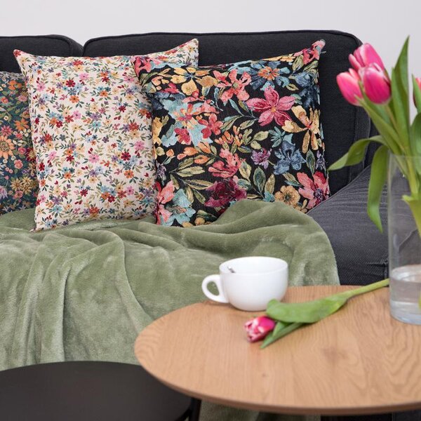 Povlak SOFA clementine černá 45 x 45 cm