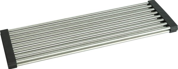 Deante příslušenství, skládací odkapávač pro Deante kuchyňské dřezy 470x300 mm, černá-ocelová, DEA-ZZH_02NM