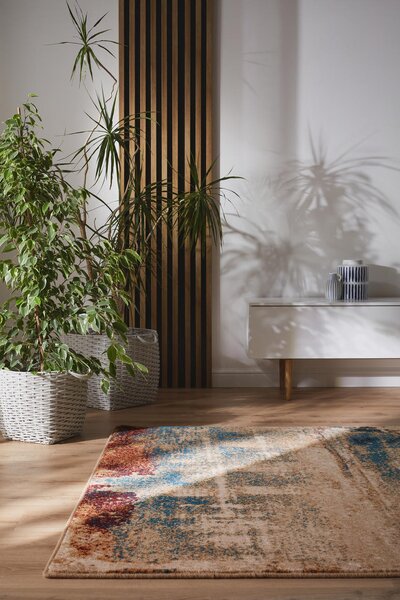 Kusový koberec vlněný Agnella Isfahan Abrio Tmavě béžový Rozměr: 80x120 cm