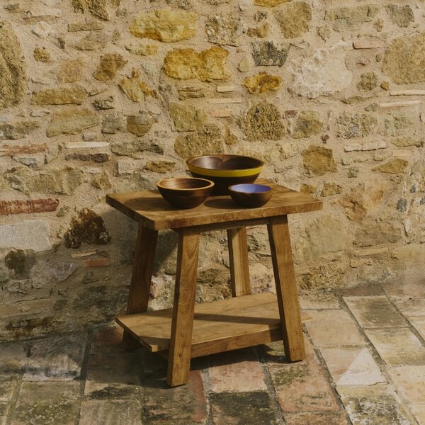 Kave Home Teaková stolička Safara 45 cm