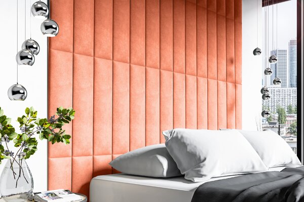 ETapik - Čalouněný panel 40 x 15 cm - Oranžová 2317