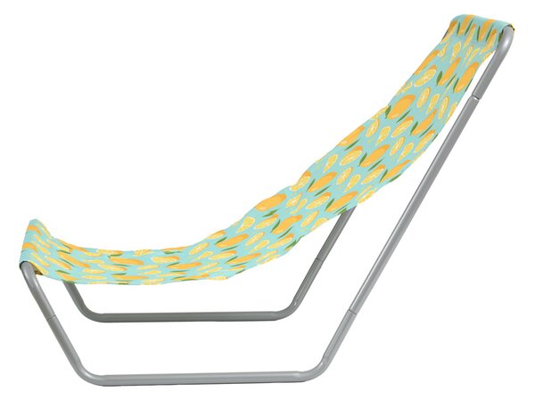 Sada 2 ks skládacích plážových lehátek SAND LEMON, barevné